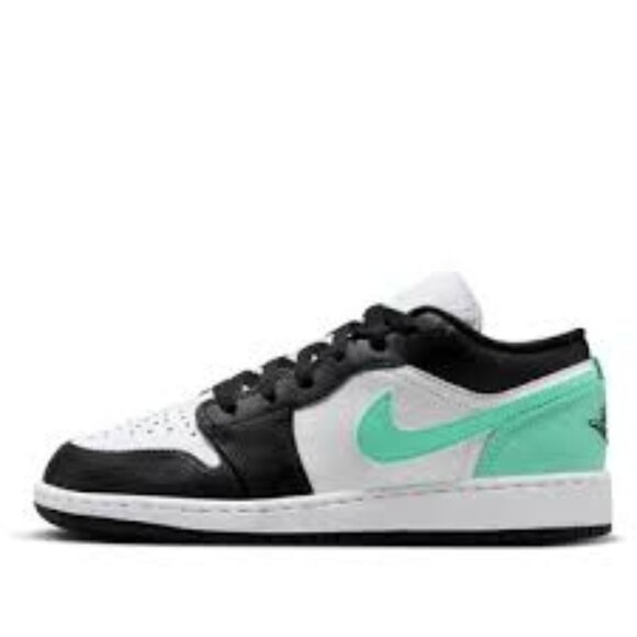 Nike Other - Nike Air Jorden's teal and black nike sneakers DR9748 girls size 1Y